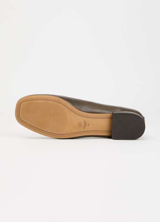 Dune London Highmark ballerina van leer - detail 5 taupe