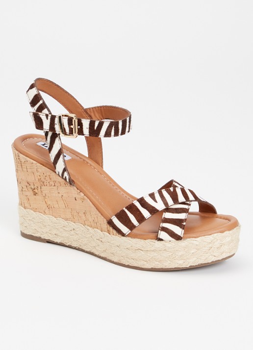 Dune London Kindest sleehak van leer - voorkant 4 donkerbruin