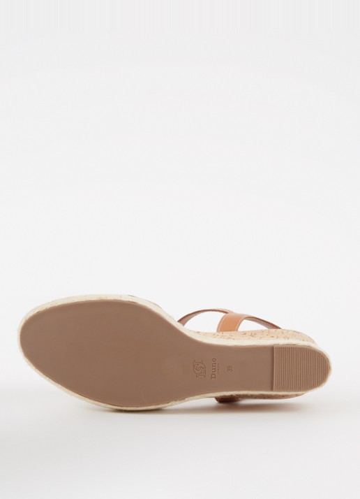 Dune London Kindest sleehak van leer - detail 4 roestbruin