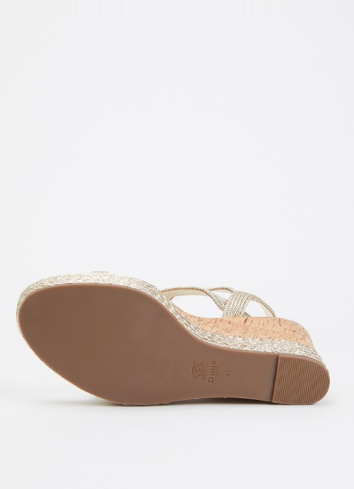Dune London Koda sleehak met metallic finish - detail 4 goud
