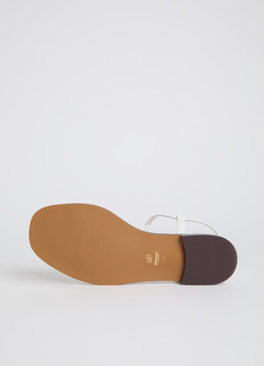 Dune London Lollipops sandaal van leer - detail 4 wit