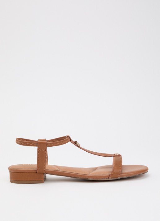 Dune London Lyra sandaal van leer
