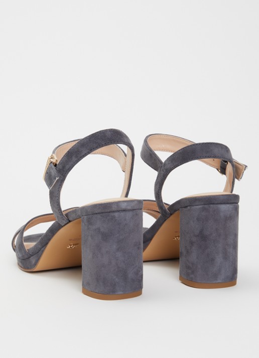 Dune London Manifesting sandalette - achterkant 4 middengrijs