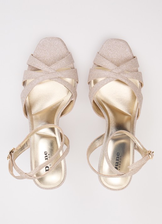 Dune London Mayva sandalette - detail 2 goud