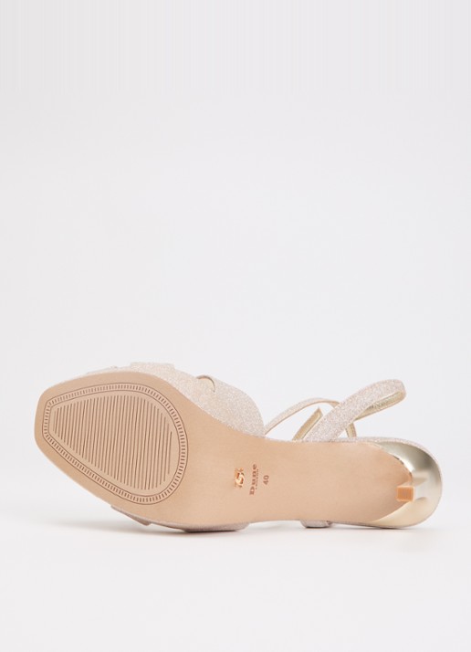 Dune London Mayva sandalette - detail 3 goud