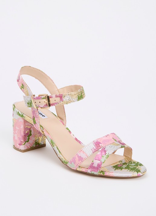 Dune London Merisa sandalette - voorkant 2 roze
