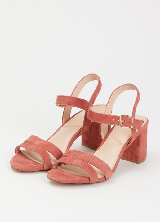 Dune London Merisa sandalette - detail 3 koraalroze