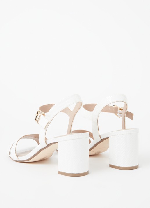 Dune London Merisa sandalette - achterkant 7 wit