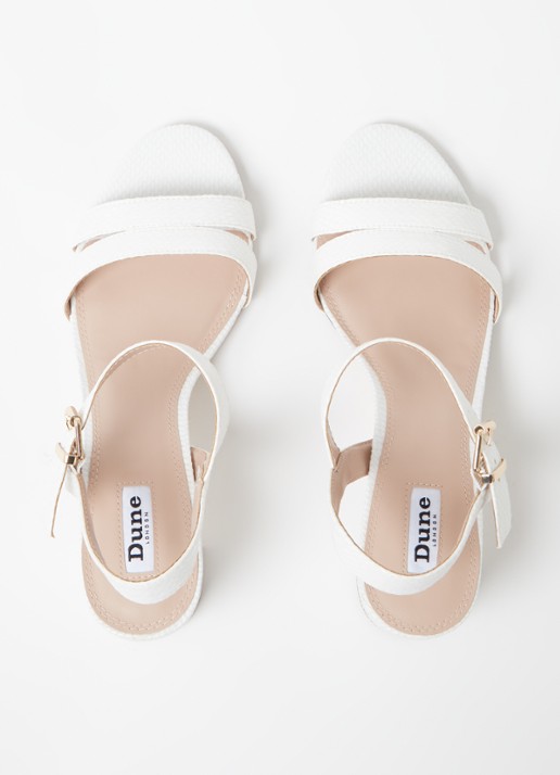 Dune London Merisa sandalette - detail 3 wit