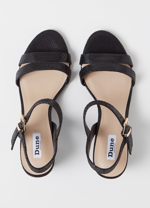 Dune London Merisa sandalette - detail 3 diepzwart