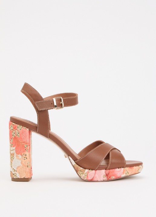 Dune London Monique sandalette met bloemenprint