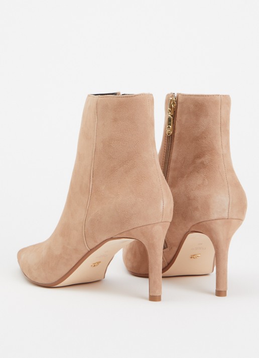 Dune London Obsessively enkellaarsje van suède - achterkant beige
