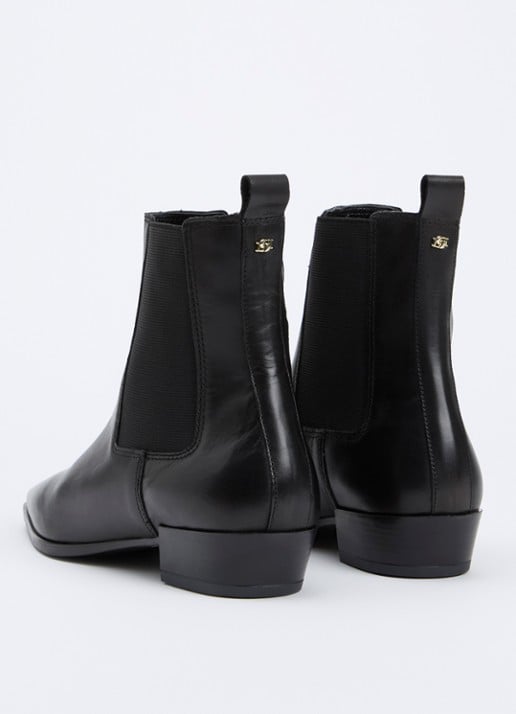 Dune London Parkas chelsea boot - achterkant 7 zwart