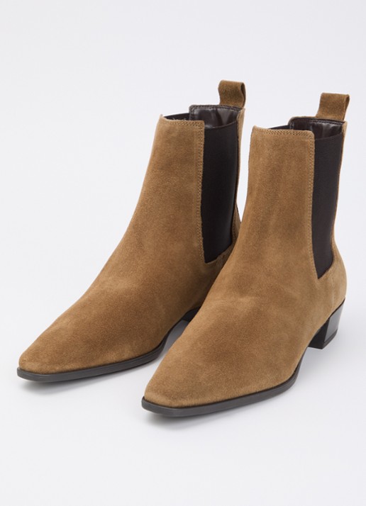 Dune London Parkas chelsea boot - detail lichtbruin