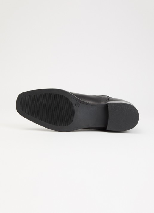 Dune London Pinni chelsea boots van leer - detail 2 zwart