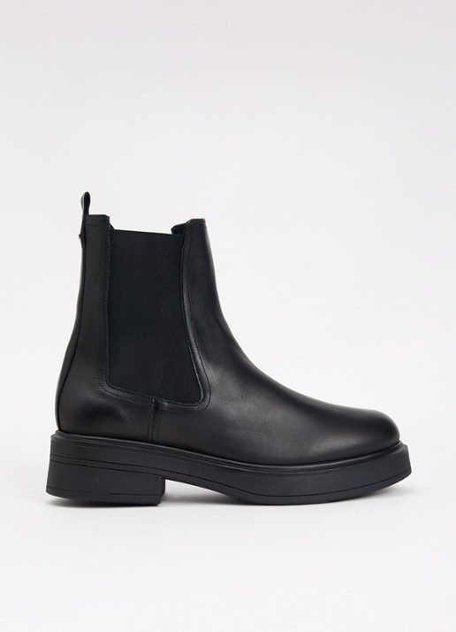 Dune London Pixx chelsea boot van leer