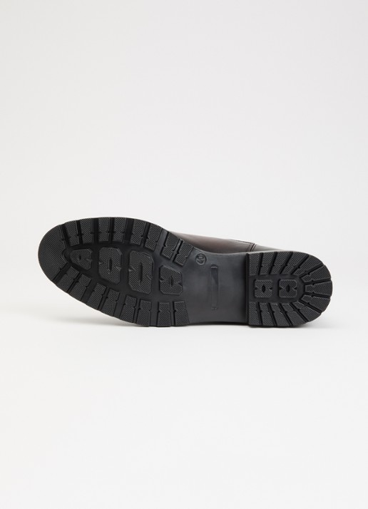 Dune London Poema chelsea boot van leer - detail 2 bruin