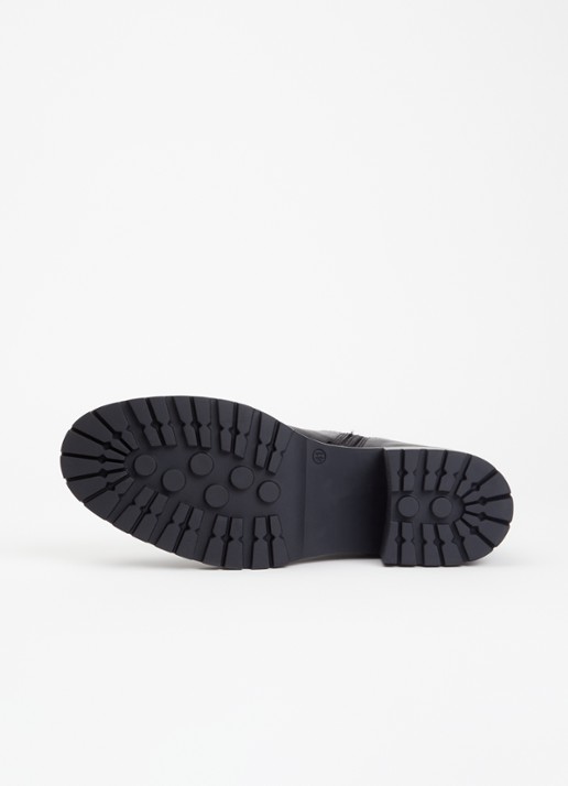 Dune London Positivity chelsea boot van leer - detail 2 zwart