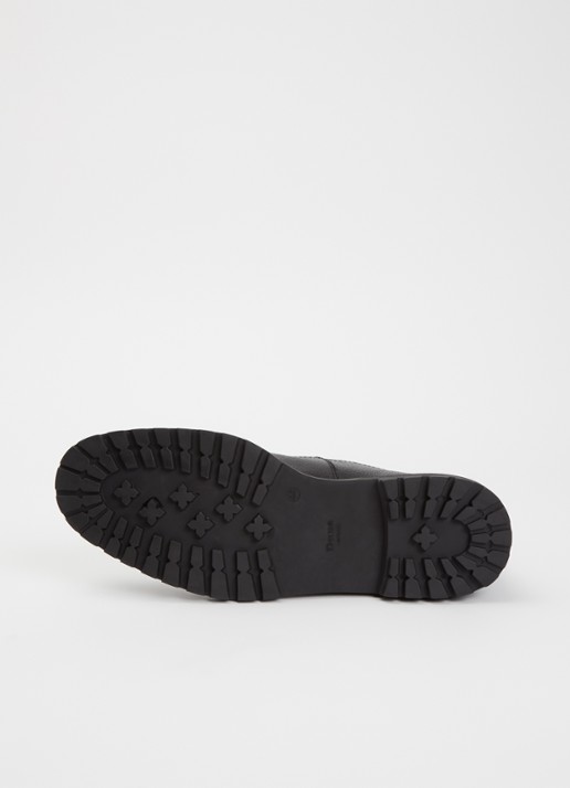 Dune London Sawyeer veterboot van leer - detail 2 zwart