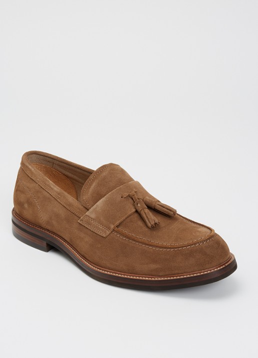 Dune London Shaw loafer  - voorkant lichtbruin