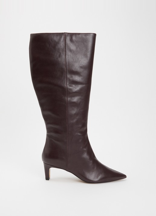Dune London Smoulder laars van leer
