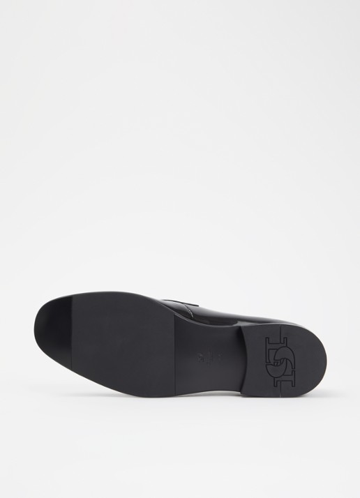 Dune London Spin loafer van lakleer - detail 4 zwart