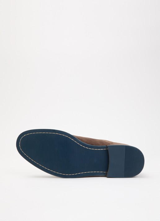 Dune London Stanlakes veterschoen van leer  - detail 3 bruin