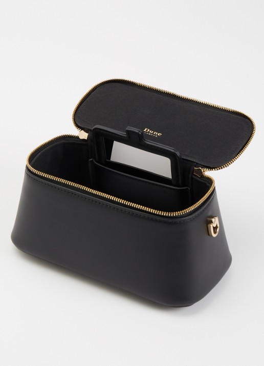 Dune London Successful make-up tas met afneembare schouderriem - detail 3 diepzwart
