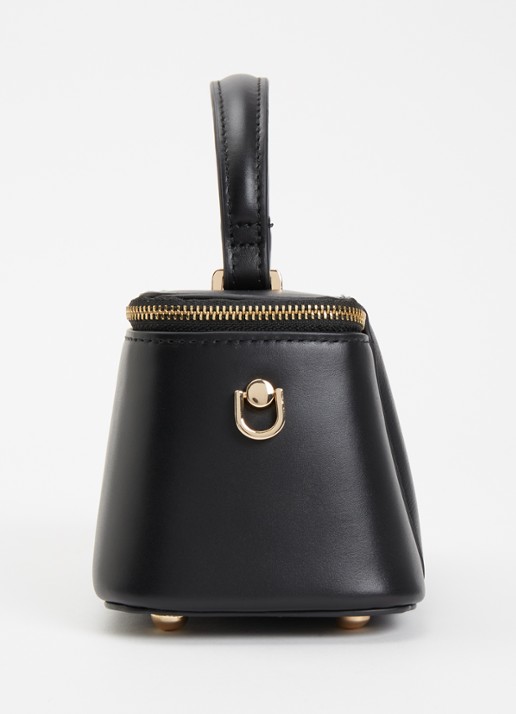 Dune London Successful make-up tas met afneembare schouderriem - detail 4 diepzwart