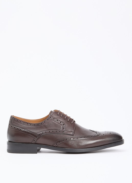 Dune London Sunni brogue van leer