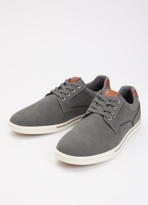 Dune London Tommus sneaker - detail grijs