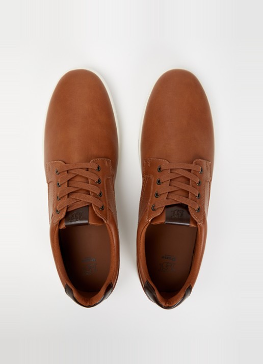 Dune London Tommus sneaker - detail 2 camel