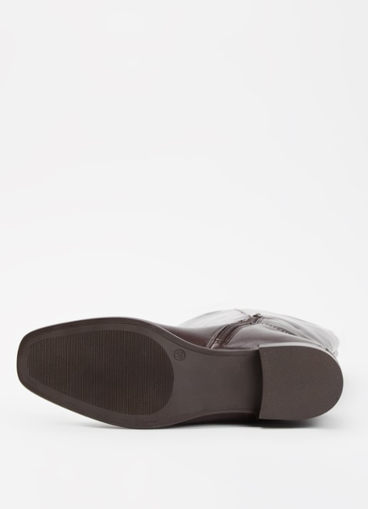 Dune London Toova laar van leer - detail 2 beige