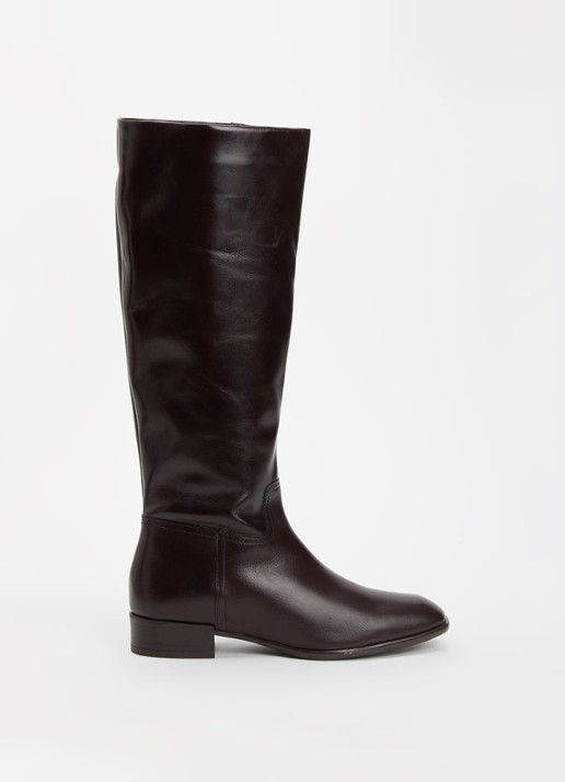 Dune London Toova laar van leer - voorkant 3 beige