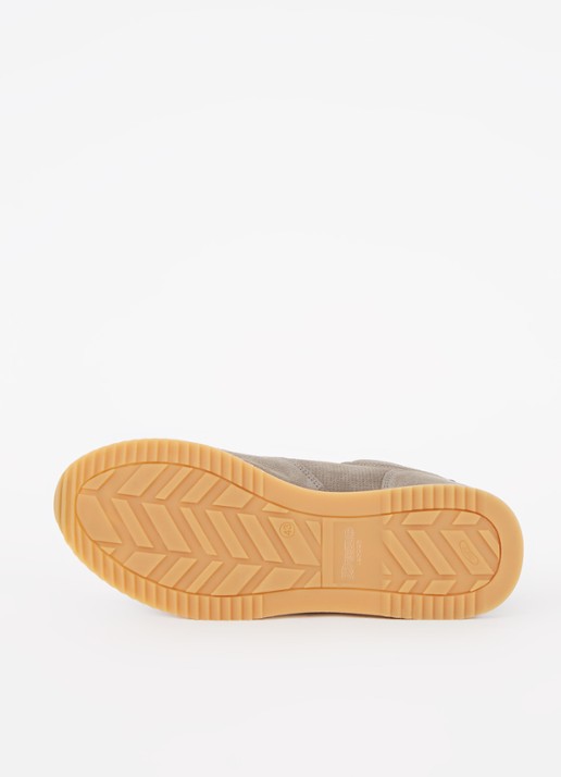 Dune London Trilogy sneaker van leer - detail 5 grijs