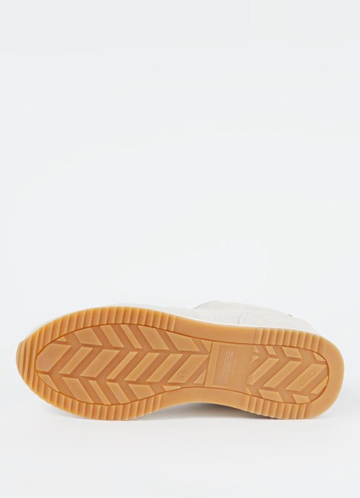 Dune London Trilogy sneaker van leer - detail 4 gebroken wit