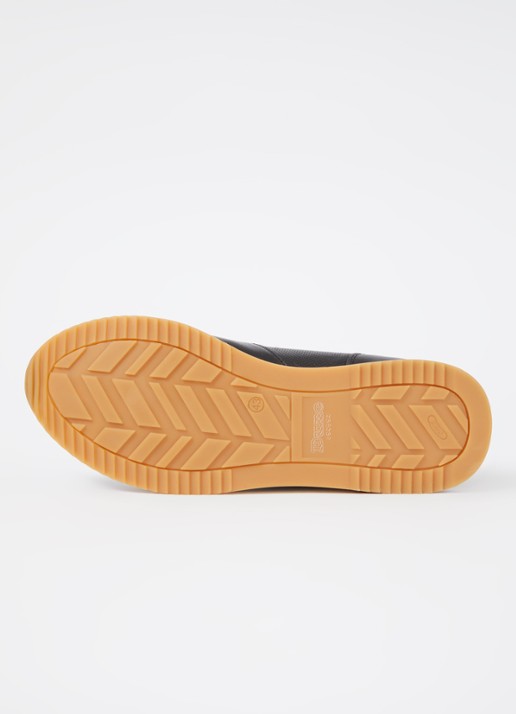 Dune London Trilogy sneaker van leer - detail 3 zwart