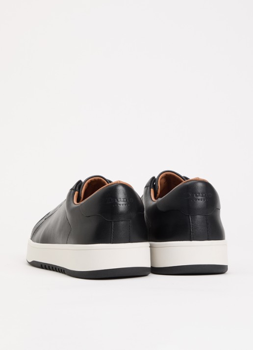 Dune London Troys sneaker van leer - achterkant 2 zwart