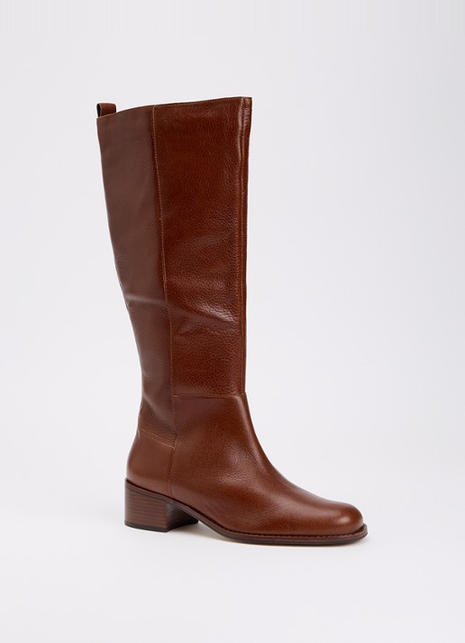 Dune London Turner laars van leer