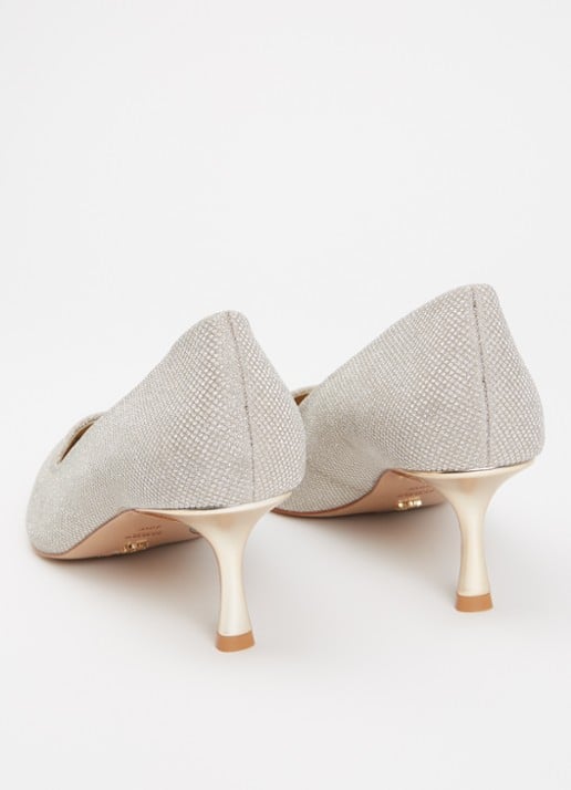 Dune London Wide Fit Achievable pump  - achterkant 2 goud