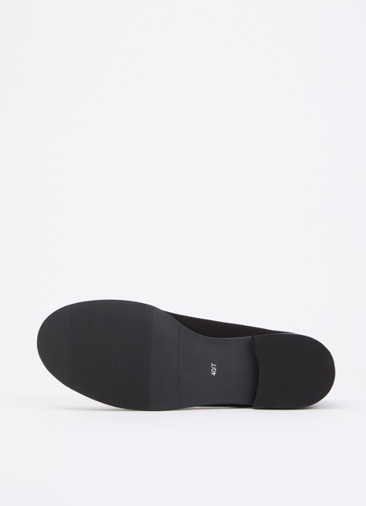 Dune London Wide Fit Glenny loafer - detail 3 zwart