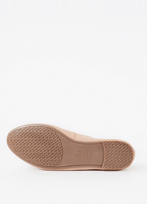 Dune London Wide Fit Hallo ballerina met strikdetail - detail 5 zalmroze