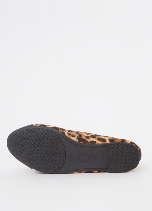 Dune London Wide Fit Hallo ballerina met strikdetail - detail 4 bruin