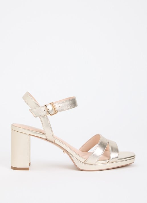 Dune London Wide Fit Manifesting sandalette van suède