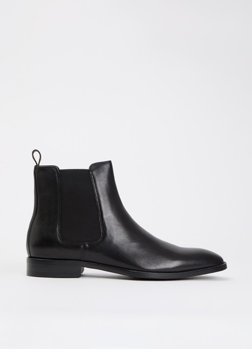 Dune London Wide Fit Matchin chelsea boot van leer