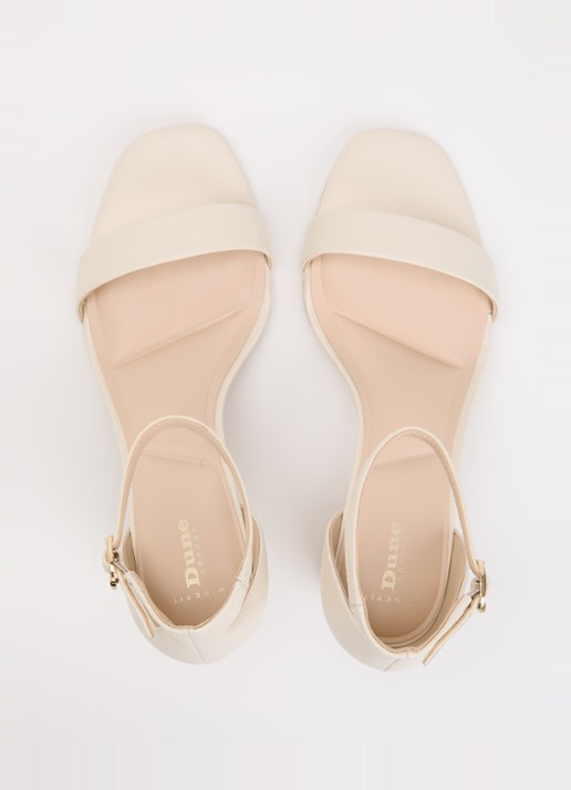 Dune London Wide Fit Melins sandalette - detail 2 ivoor