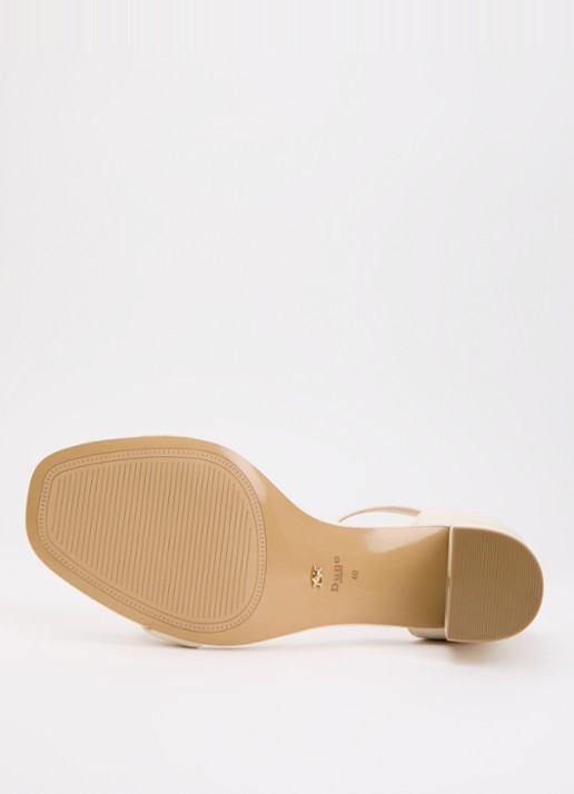 Dune London Wide Fit Melins sandalette - detail 3 ivoor