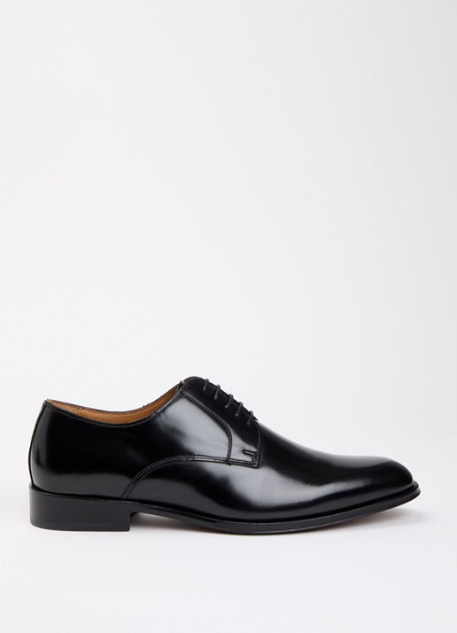 Dune London Wide Fit Salisburry veterschoen van leer