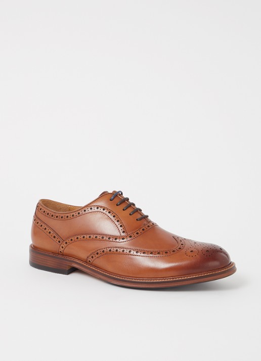 Dune London Wide Fit Solihull brogue van leer