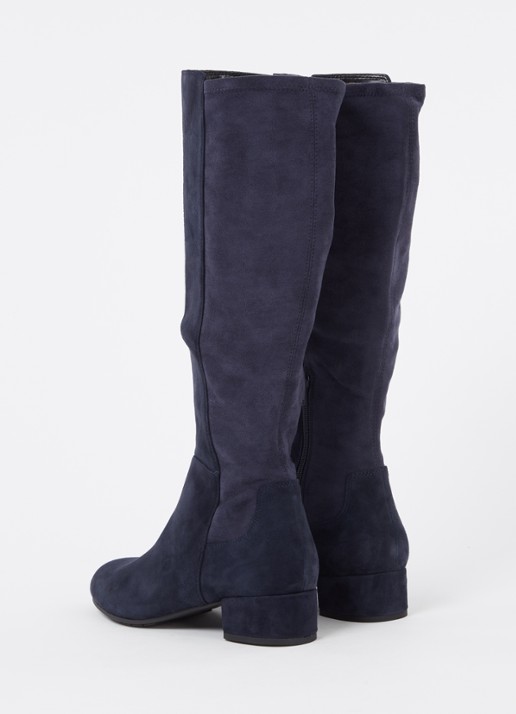 Dune London Wide fit Tayla laars - achterkant indigo
